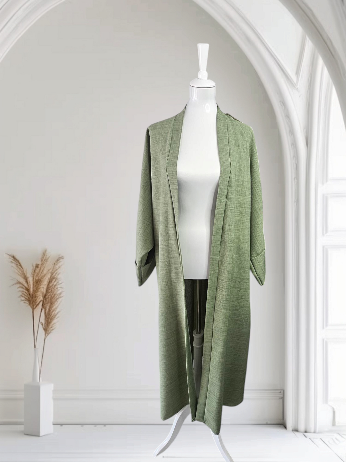 Kimono Abaya in Hell Grün