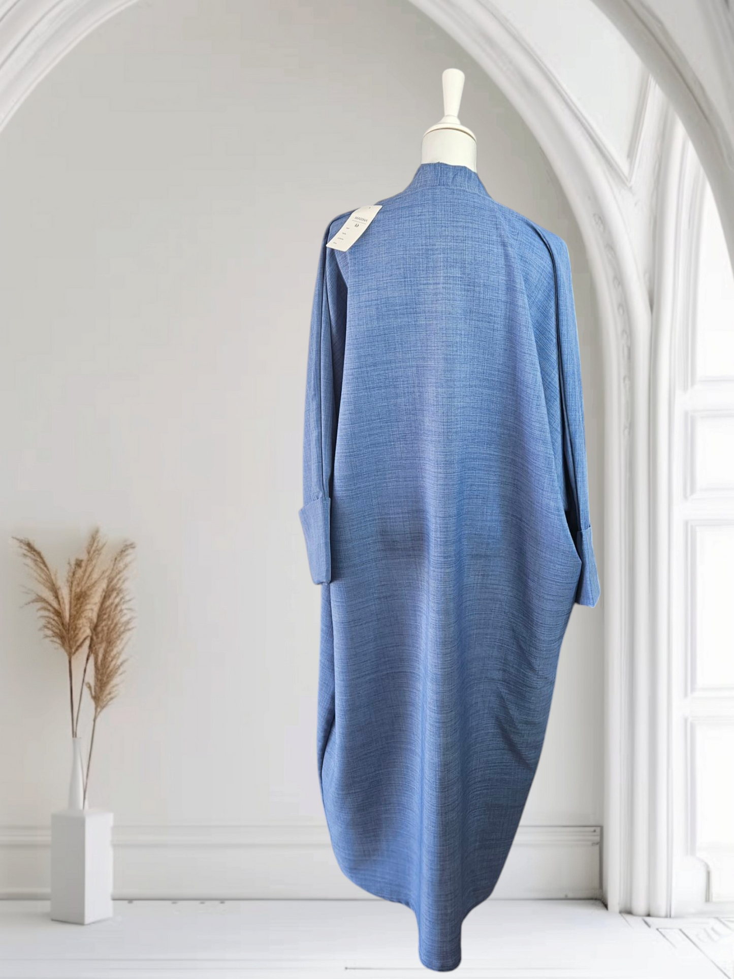 Kimono Abaya in Jeans Blau